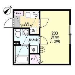 ベイルーム川崎大師橋の物件間取画像